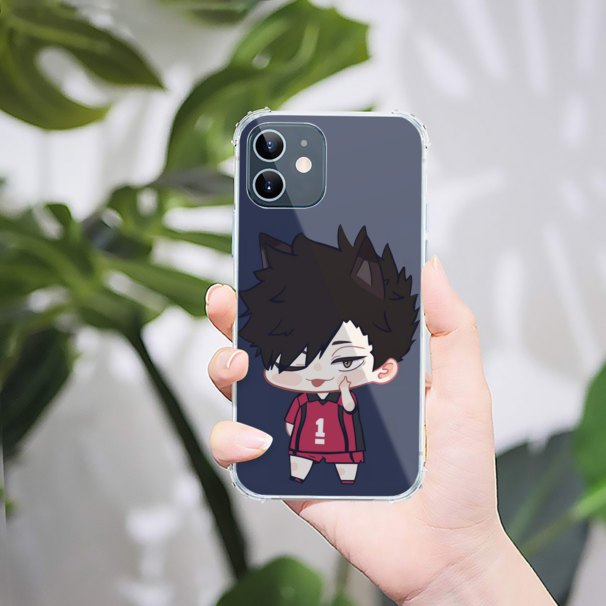 （画像用） ハイキュー!! Haikyu!! 【iPhone 12シリーズ対応】透明スマホケース（クリアソフトケース）